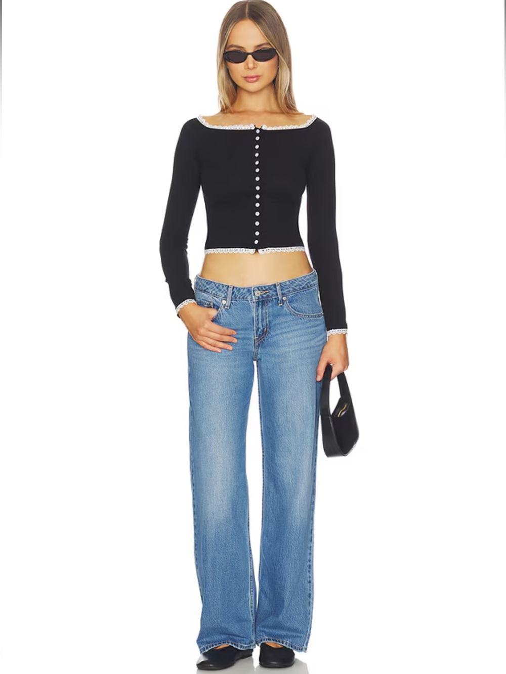 Levi’s Jean - Low Loose - medium wash size 31